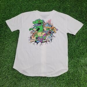 Nickelodeon Cartoon TV-Show Jersey Shirt Medium 20x27 White